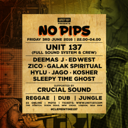 no pips unit137 the stretch london
