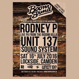 sftw137 boom sound lockside camden