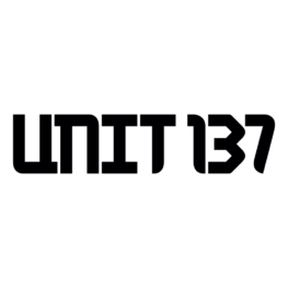 unit 137 logo black text