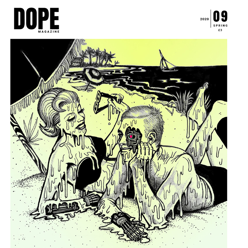 dope magazine issue 9 front cover dog section press